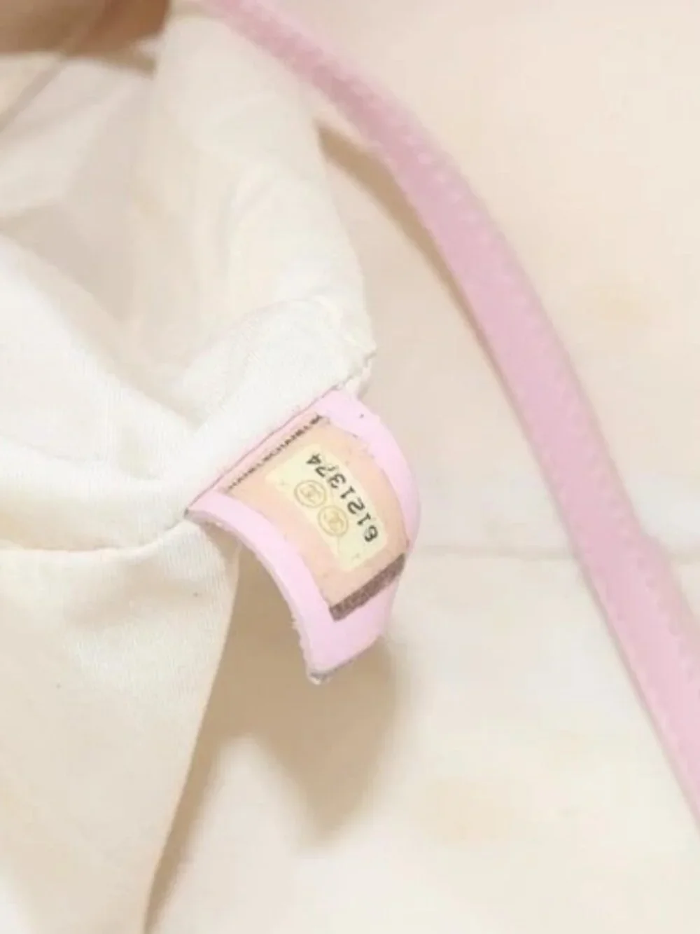CHANEL New Travel Line Tote Bag Nylon Pink Gold CC Auth mr1511